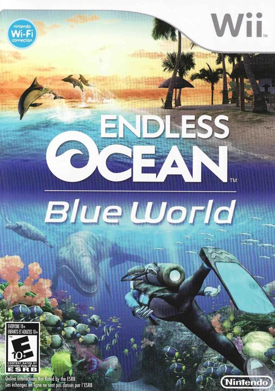 Endless Ocean: Blue World box art for Wii